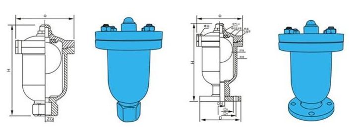 QB1单口自动排气阀结构图
